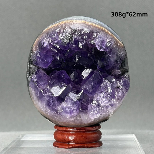 Purple Amethyst Cluster Ball-ToShay.org