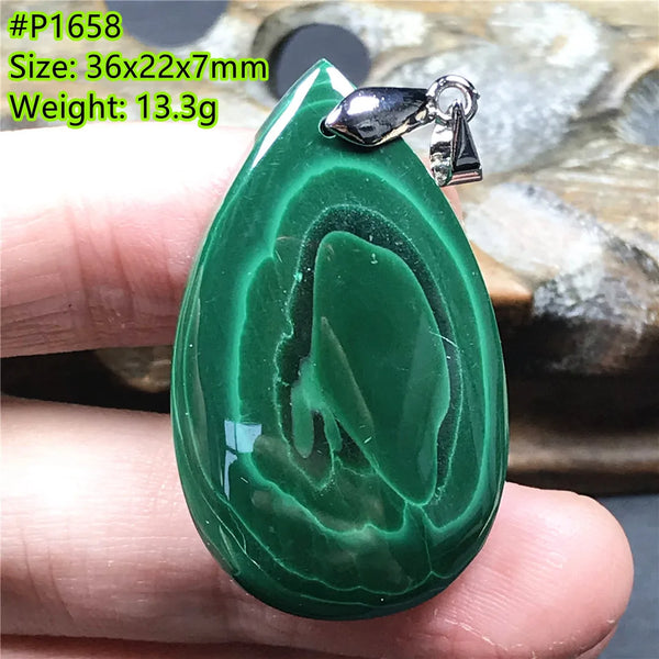 Green Malachite Pendant-ToShay.org