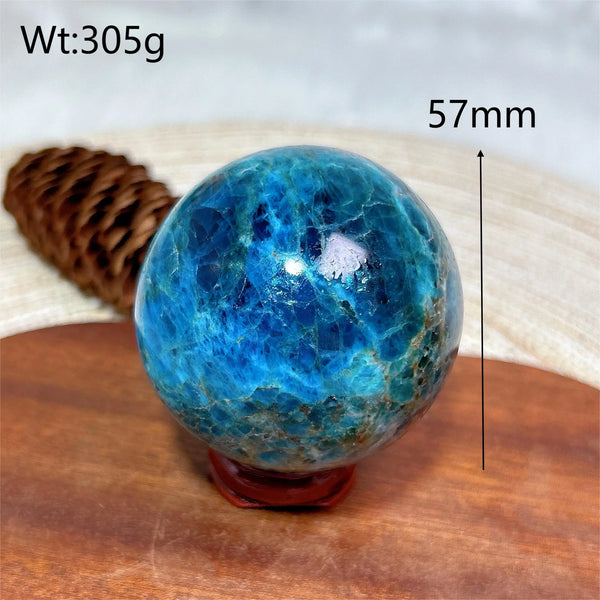 Blue Apatite Ball-ToShay.org