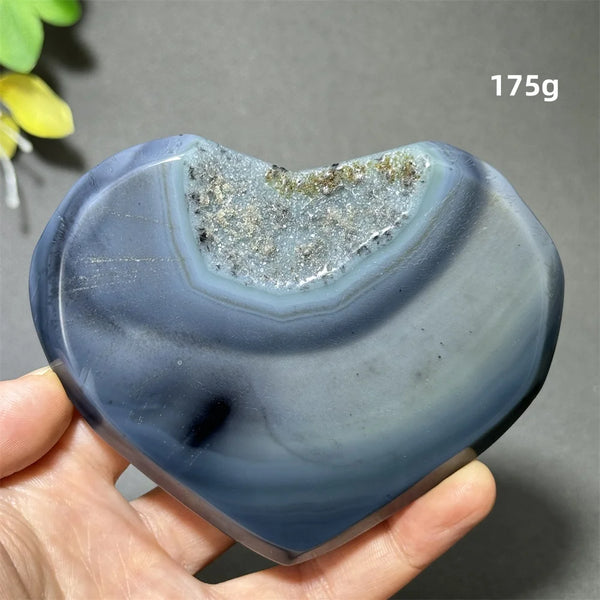 Purple Agate Geode Heart-ToShay.org