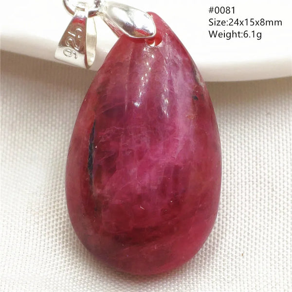 Red Rhodonite Pendant-ToShay.org