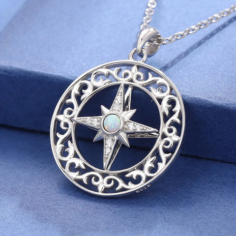 Silver Rotatable Compass-ToShay.org