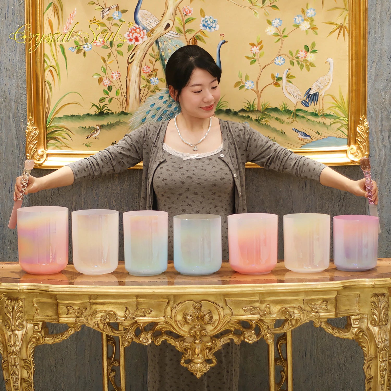 Mixed Crystal Singing Bowls-ToShay.org