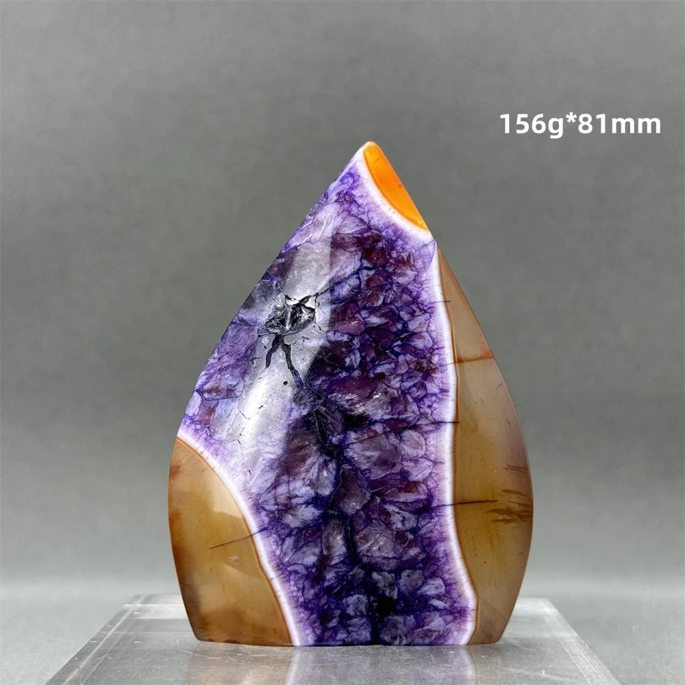 Purple Agate Torch-ToShay.org