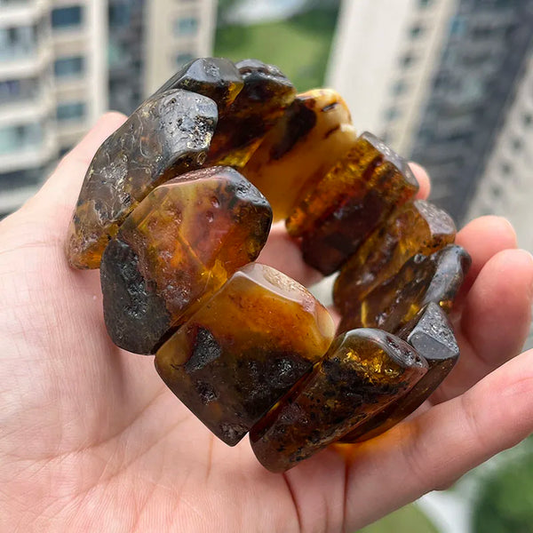 Yellow Amber Bracelet-ToShay.org