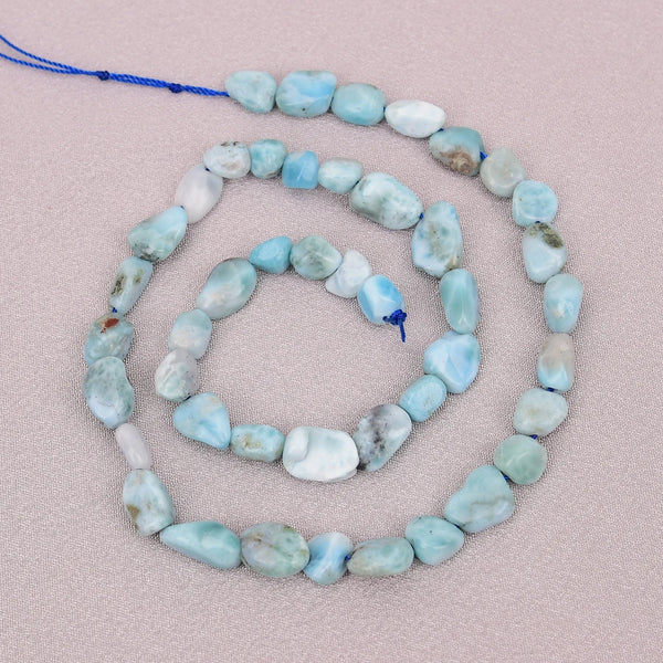 Blue Larimar Nugget Beads-ToShay.org