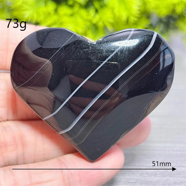 Black Agate Heart-ToShay.org