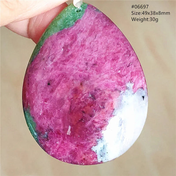 Red Ruby Zoisite Pendant-ToShay.org