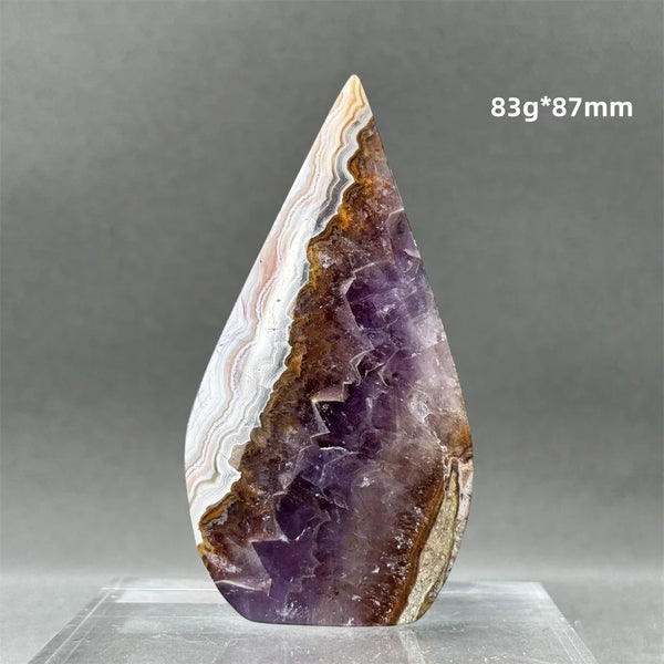 Purple Amethyst Agate Torch-ToShay.org