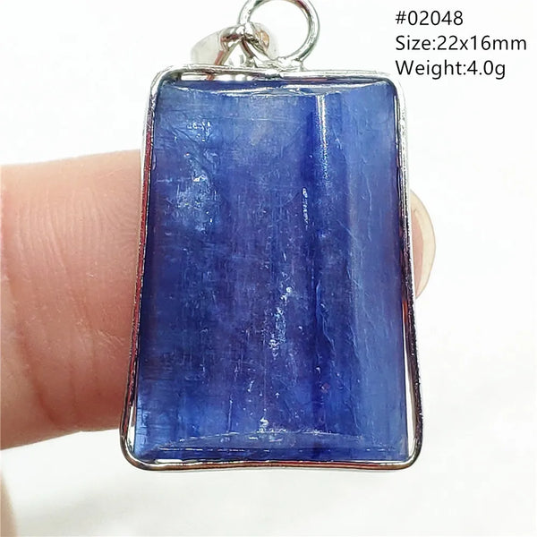 Blue Kyanite Cat Eye Pendant-ToShay.org