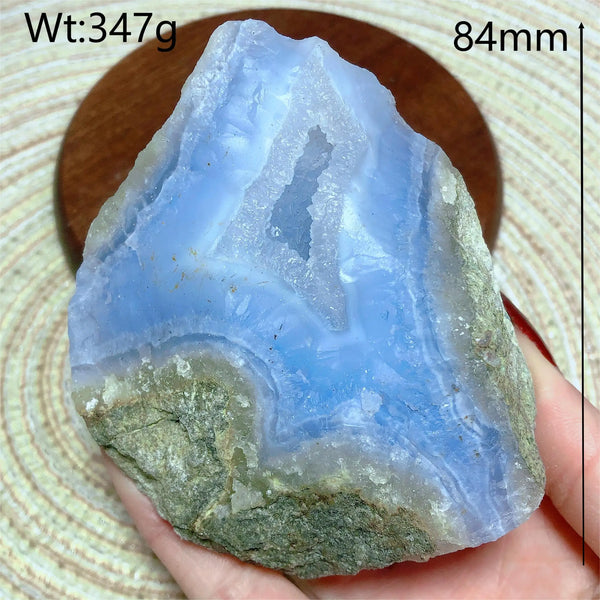 Blue Lace Agate Raw Stone-ToShay.org