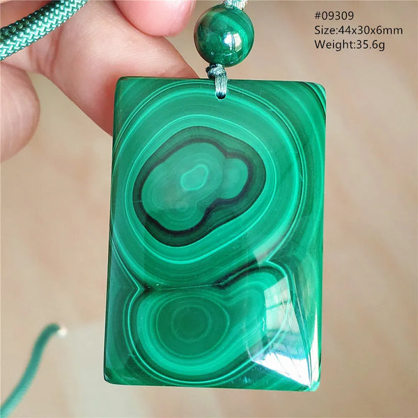 Green Malachite Chrysocolla Pendant-ToShay.org