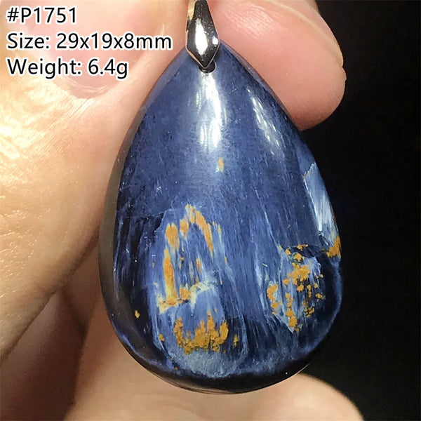 Blue Pietersite Pendant-ToShay.org