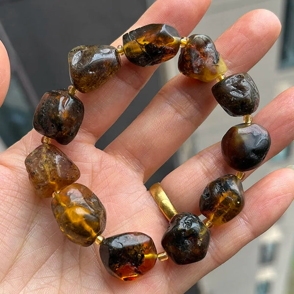 Yellow Amber Bracelet-ToShay.org