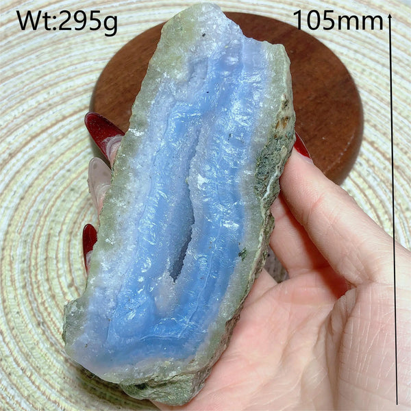 Blue Lace Agate Raw Stone-ToShay.org