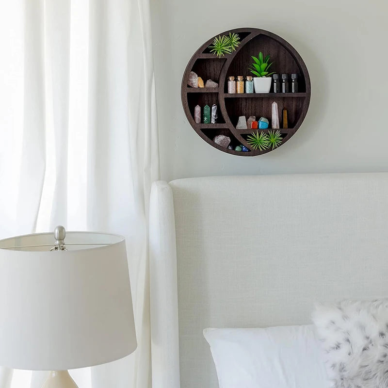 Moon Shelf Wall Rack-ToShay.org