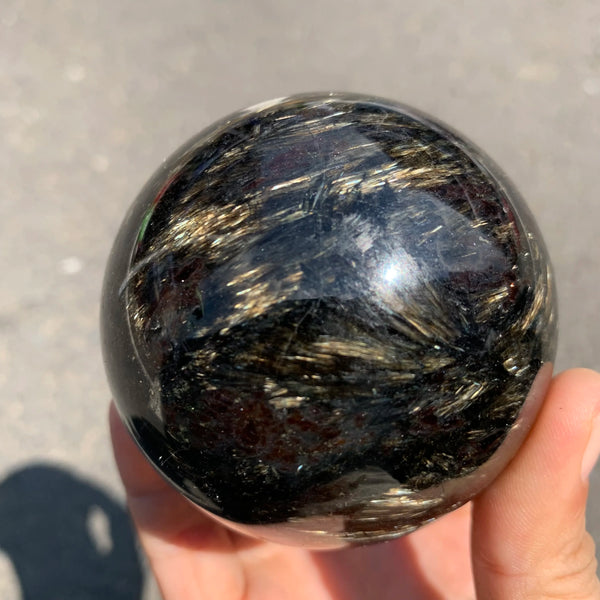 Gold Fireworks Stone Ball-ToShay.org