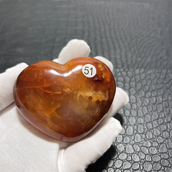 Orange Carnelian Heart-ToShay.org