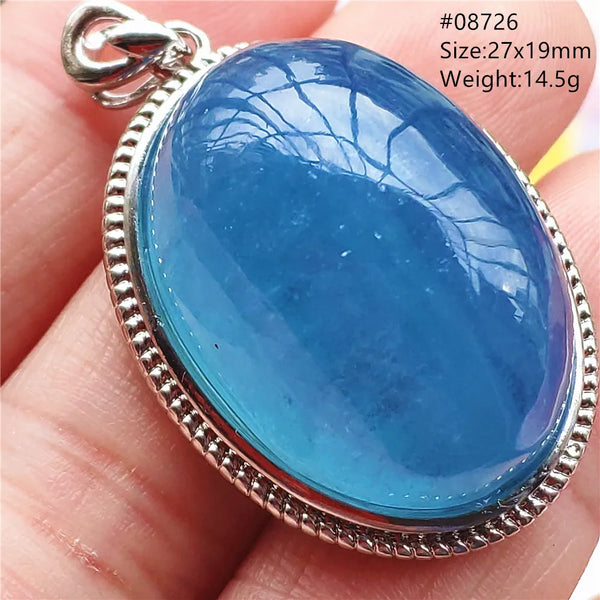 Blue Aquamarine Pendant-ToShay.org