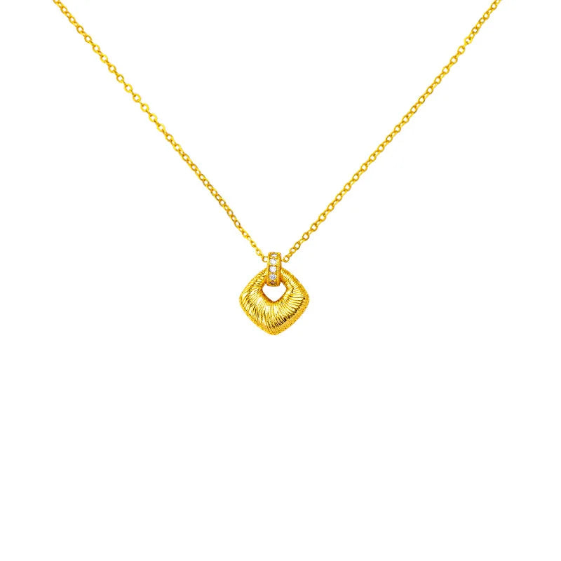 Gold Brushed Pendant-ToShay.org