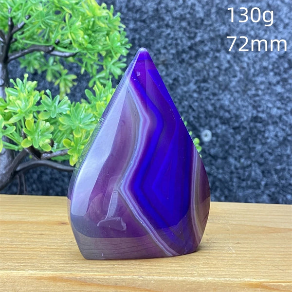 Purple Agate Torch-ToShay.org