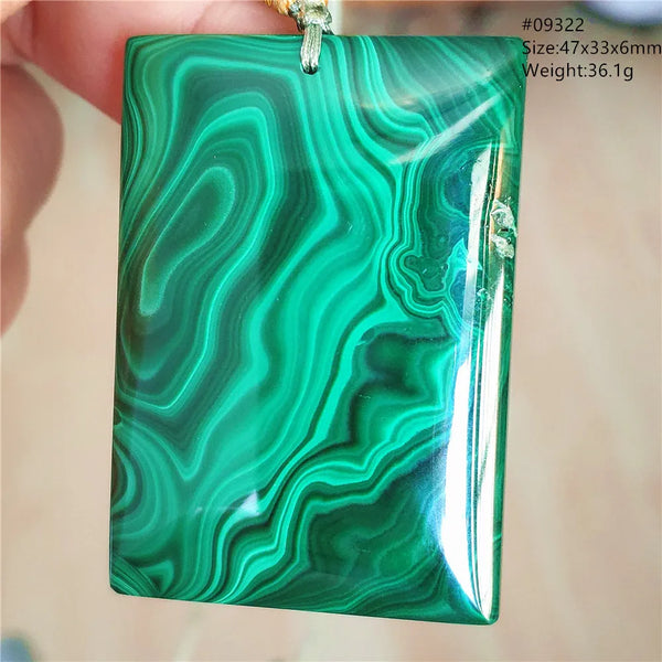 Green Malachite Chrysocolla Pendant-ToShay.org