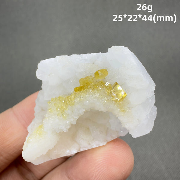 Yellow Barite Mineral Quartz-ToShay.org