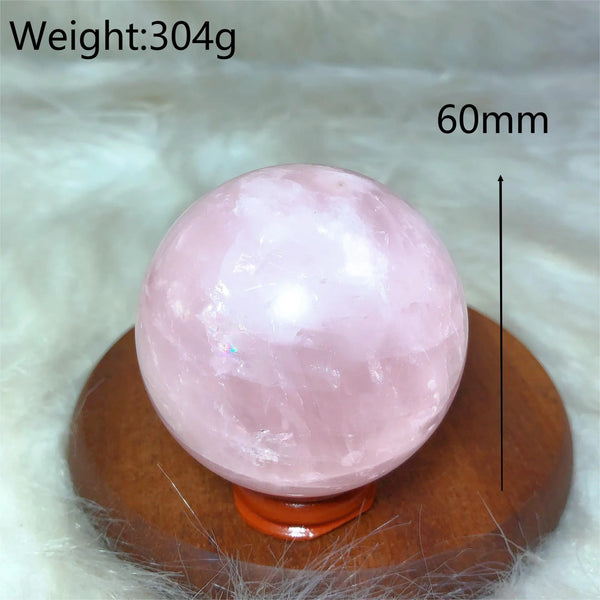 Pink Rose Quartz Ball-ToShay.org