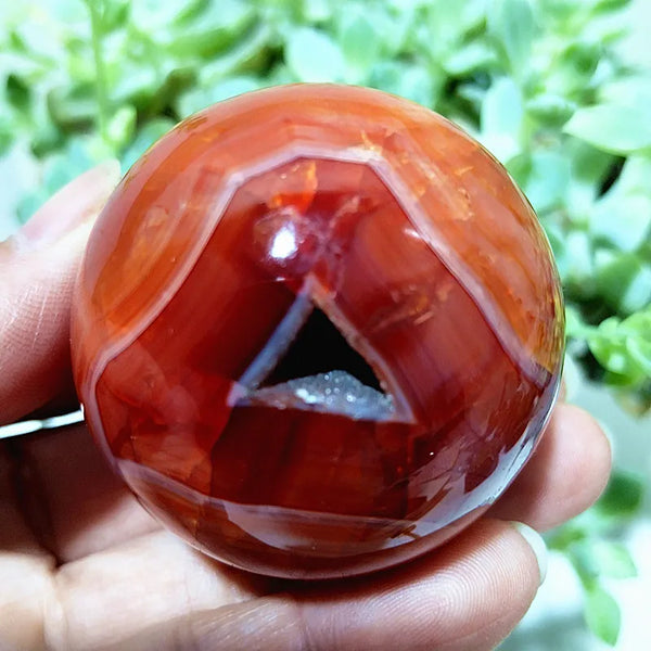 Red Agate Crystal Ball-ToShay.org