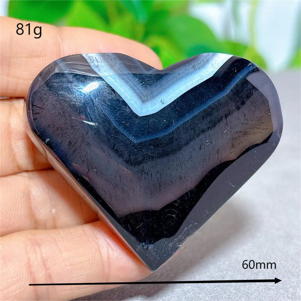 Black Agate Hearts-ToShay.org
