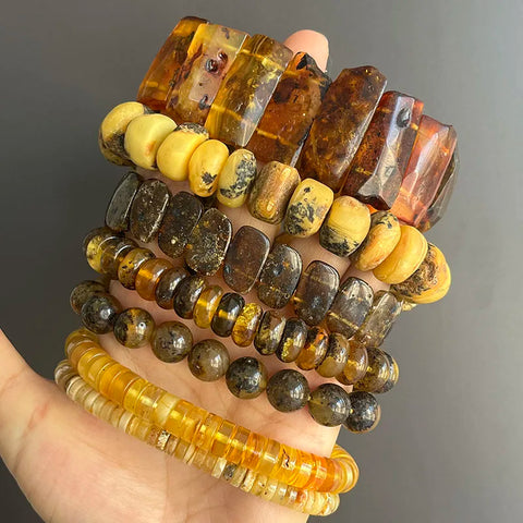 Yellow Amber Bracelet-ToShay.org