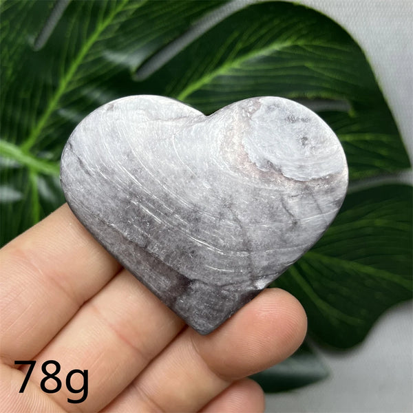 Purple Mica Crystal Heart-ToShay.org