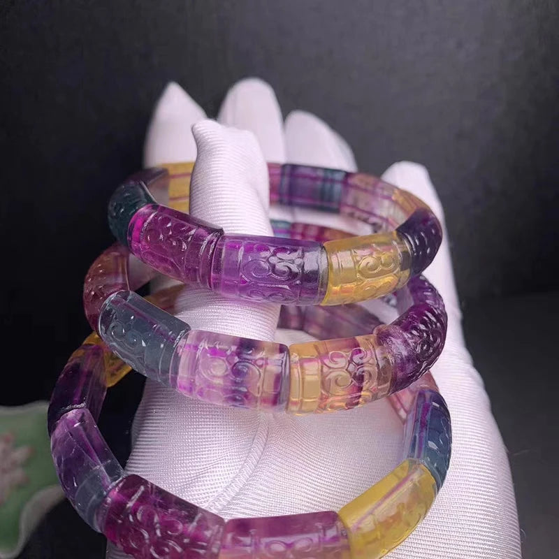 Purple Fluorite Bracelet-ToShay.org