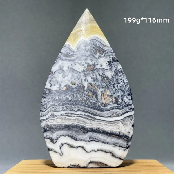 Black Striped Agate Torch-ToShay.org