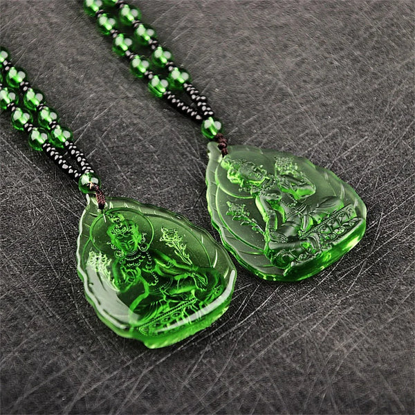 Green Crystal Lotus GuanYin-ToShay.org
