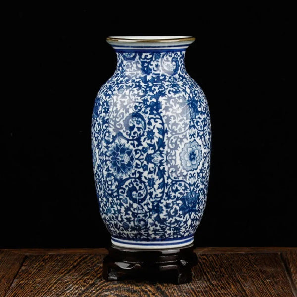 Blue White Porcelain Vase-ToShay.org