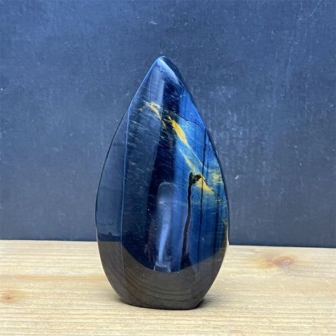 Blue Tiger Eye Stone Flame-ToShay.org