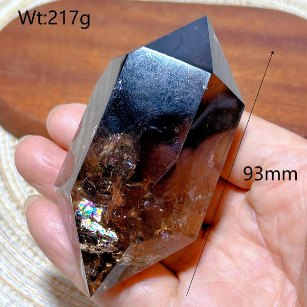 Smokey Rainbow Quartz Point-ToShay.org