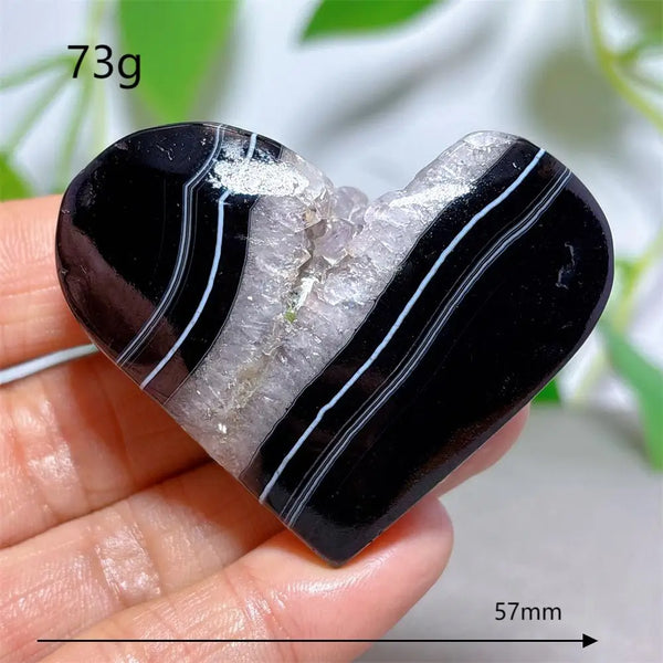 Black Agate Hearts-ToShay.org