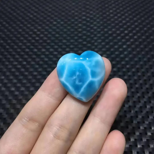 Blue Larimar Heart-ToShay.org