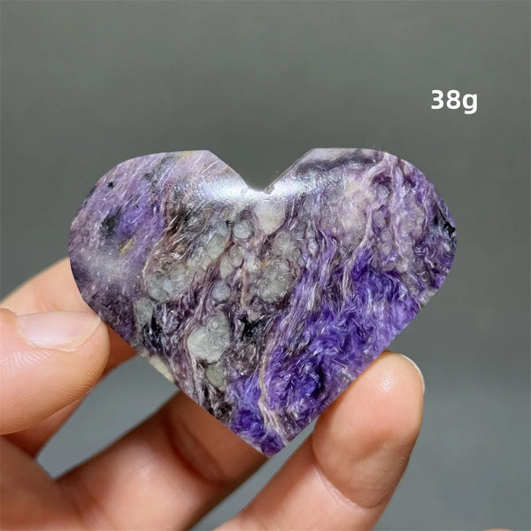Purple Dragon Crystal Heart-ToShay.org