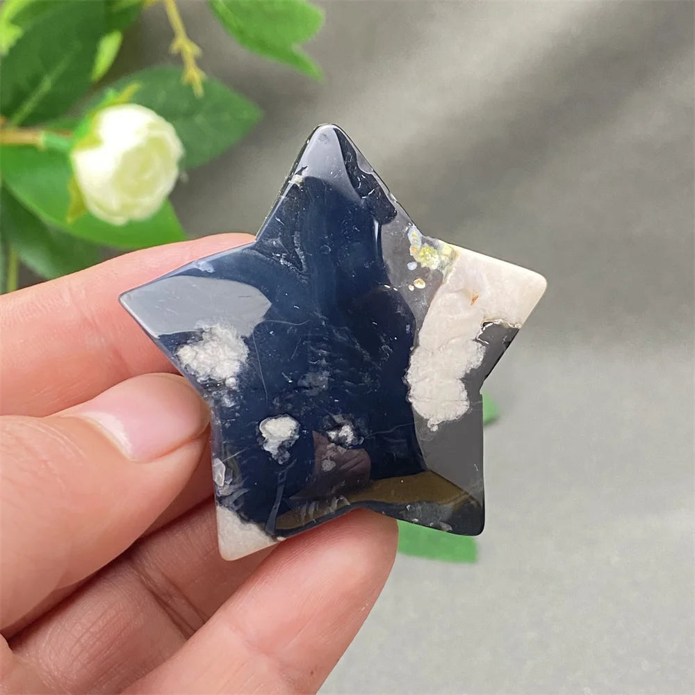 Black Cherry Blossom Agate-ToShay.org