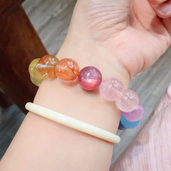Rainbow Gemstone Bracelet-ToShay.org