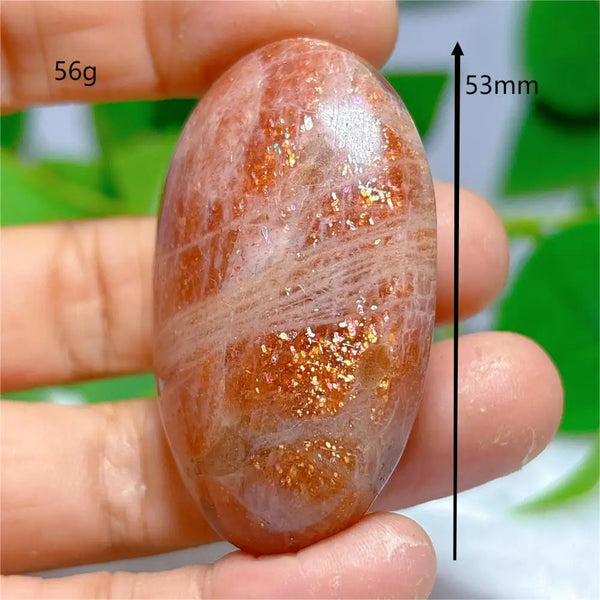 Gold Sunstone Palm Stone-ToShay.org