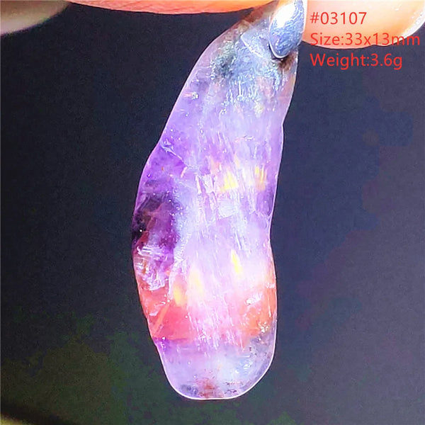 Purple Red Auralite Pendant-ToShay.org