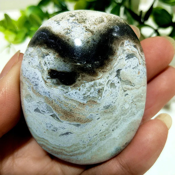 Ocean Jasper Palm Stone-ToShay.org
