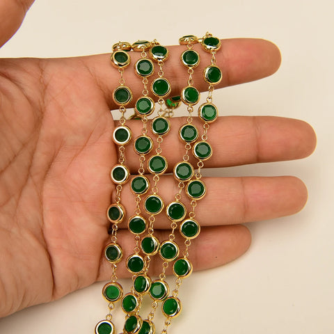 Green Crystal Neck Chain-ToShay.org