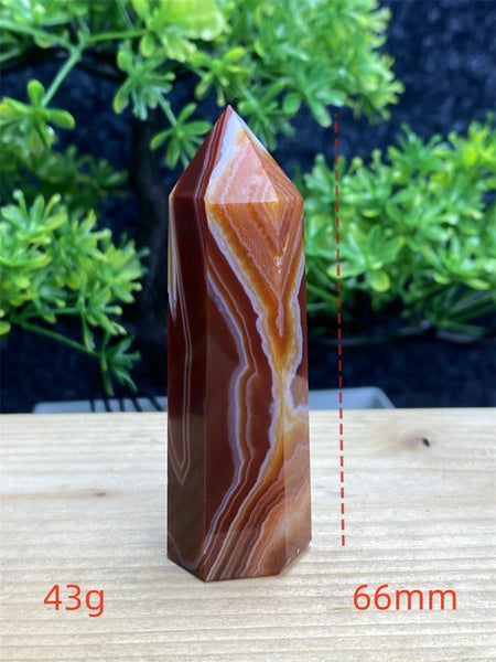 Orange Carnelian Wand-ToShay.org