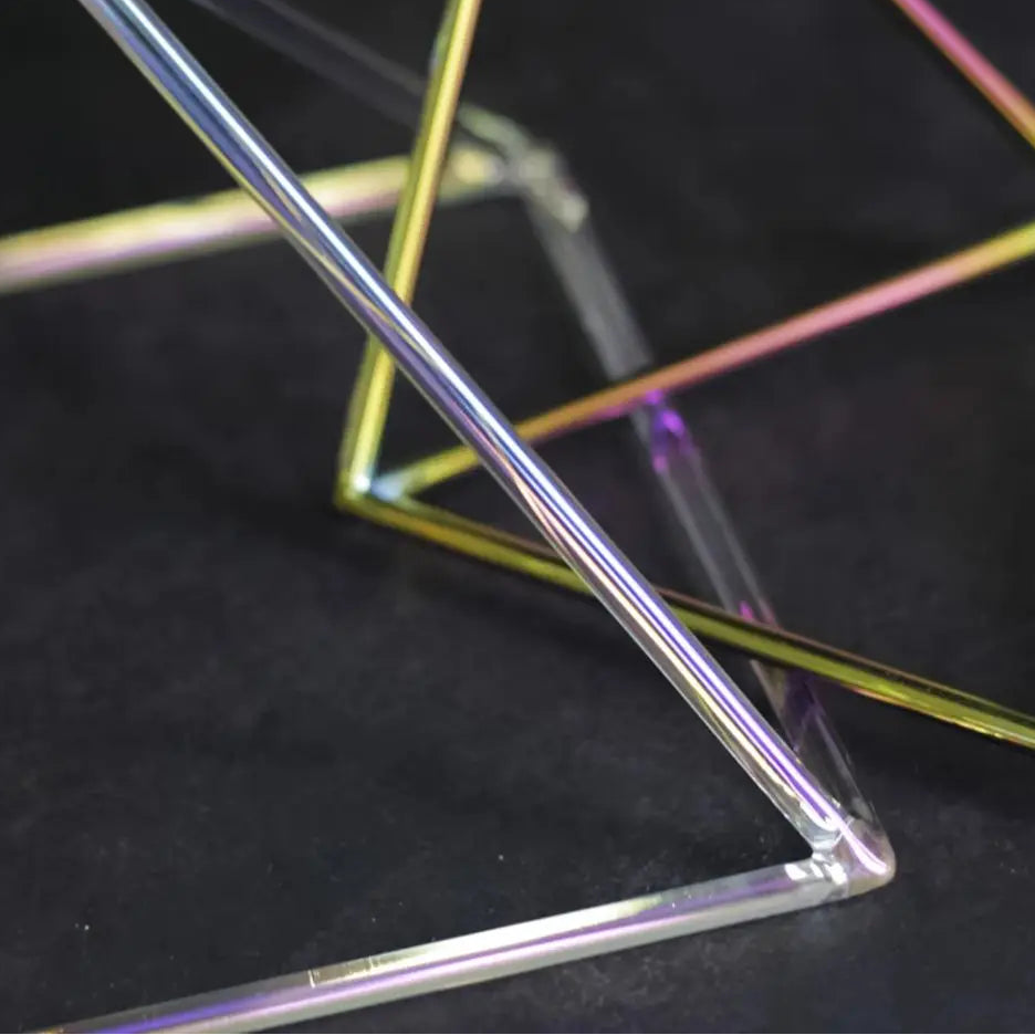 Rainbow Crystal Singing Pyramid-ToShay.org