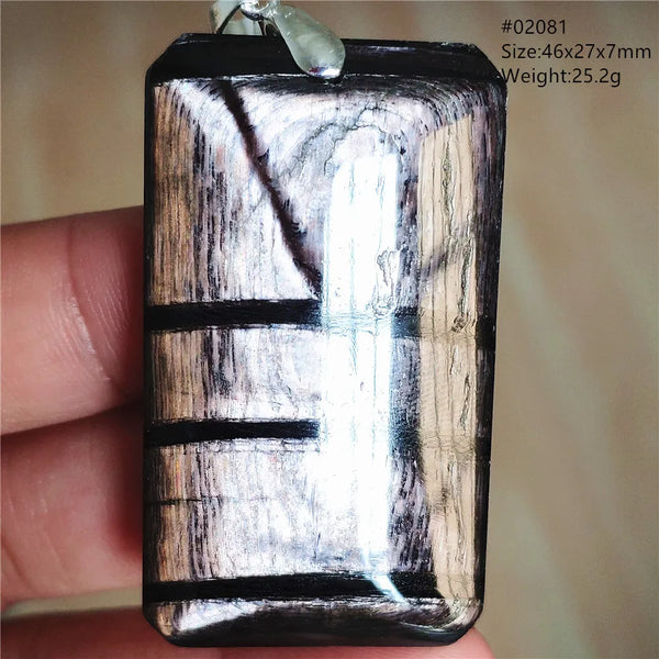 Black Hypersthene Pendant-ToShay.org